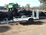 Golf buggy trailer