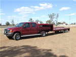 Step deck trailer
